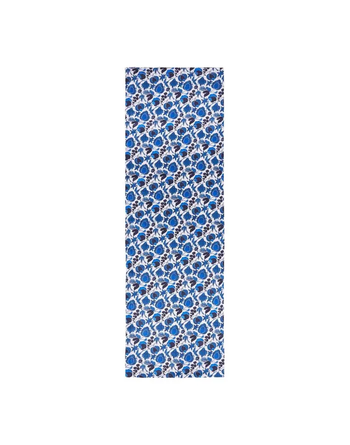 La Double J Runner Wildbird Blu Small In Linen Homeware Placemats and Runners