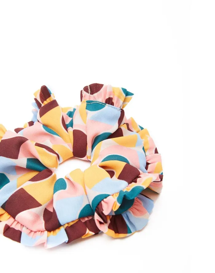 La Double J Scrunchie Gumball In Twill Ready To Wear Hair Accessories La Double J Scrunchie Gumball In Twill Ready To Wear Hair Accessories