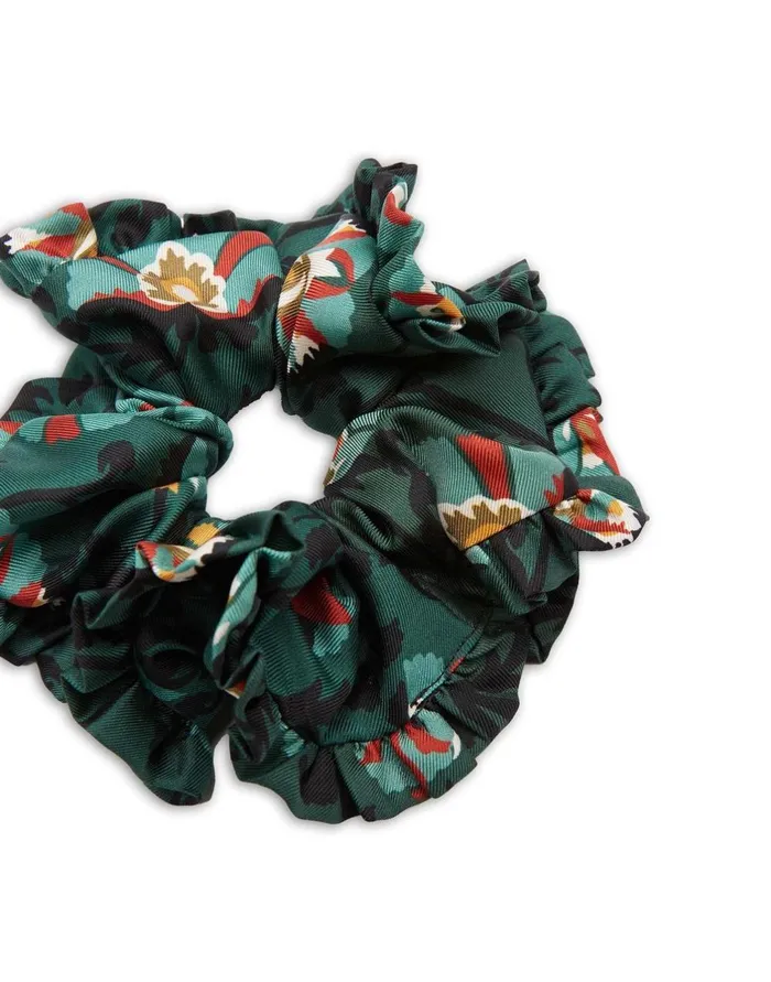 La Double J Scrunchie Suzany In Twill Ready To Wear Hair Accessories La Double J Scrunchie Suzany In Twill Ready To Wear Hair Accessories
