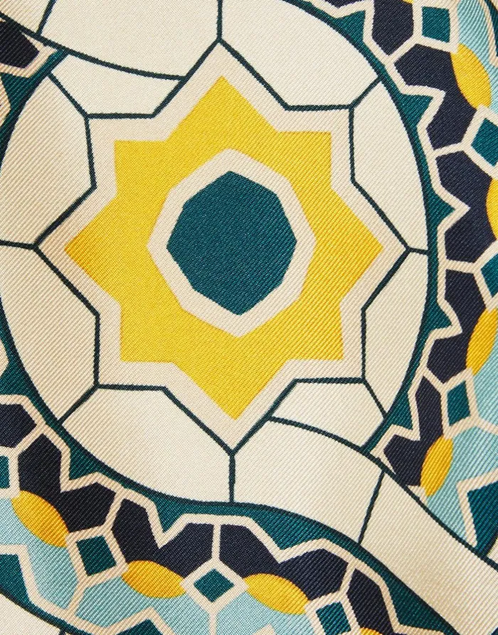 La Double J Short Shirt Mudejar Place Blue In Silk Twill Ready To Wear Shirts and Tops La Double J Short Shirt Mudejar Place Blue In Silk Twill Ready To Wear Shirts and Tops