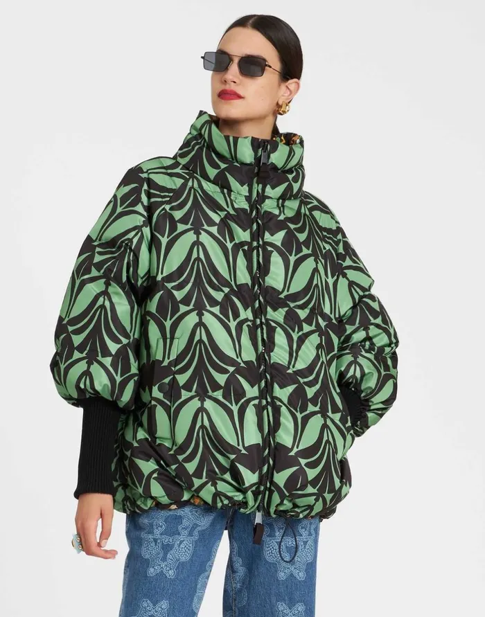La Double J St Moritz Jacket Papyrus Green In Light Faille Ready To Wear Outerwear