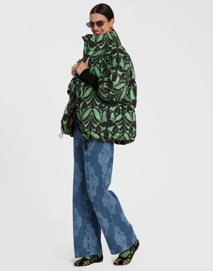La Double J St Moritz Jacket Papyrus Green In Light Faille Ready To Wear Outerwear La Double J St Moritz Jacket Papyrus Green In Light Faille Ready To Wear Outerwear