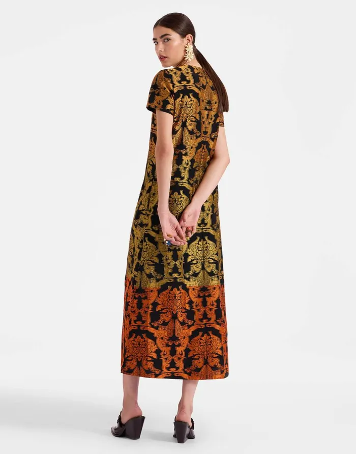 La Double J Super Swing Dress Cherubs Multicolor In Fil Coup Ready To Wear Dresses La Double J Super Swing Dress Cherubs Multicolor In Fil Coup Ready To Wear Dresses