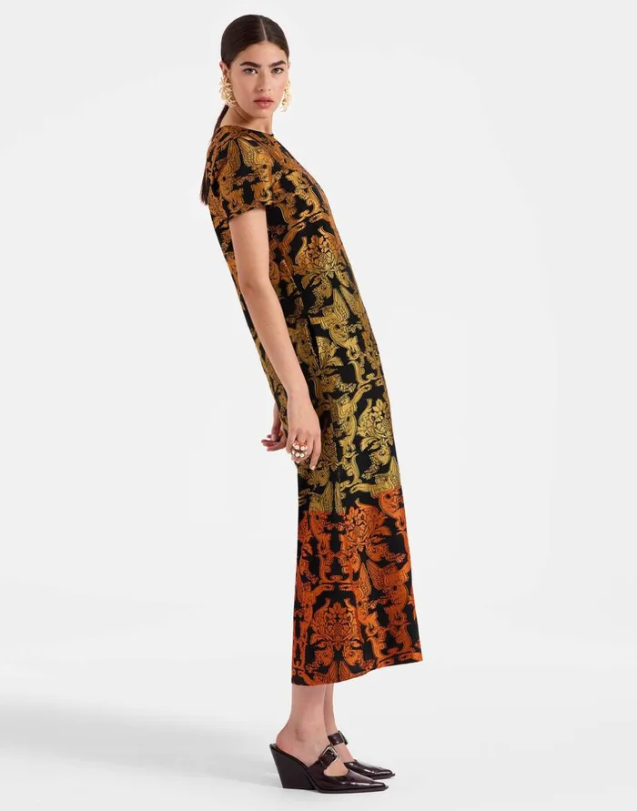La Double J Super Swing Dress Cherubs Multicolor In Fil Coup Ready To Wear Dresses La Double J Super Swing Dress Cherubs Multicolor In Fil Coup Ready To Wear Dresses