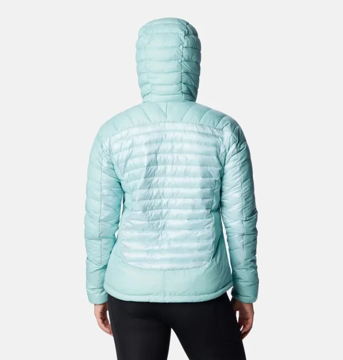 Labyrinth Loop Insulated Hooded Jacket Aqua Haze Womens Columbia Sportswear Insulated and Down Labyrinth Loop Insulated Hooded Jacket Aqua Haze Womens Columbia Sportswear Insulated and Down