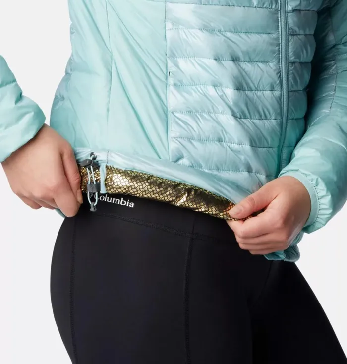 Labyrinth Loop Insulated Hooded Jacket Aqua Haze Womens Columbia Sportswear Insulated and Down Labyrinth Loop Insulated Hooded Jacket Aqua Haze Womens Columbia Sportswear Insulated and Down