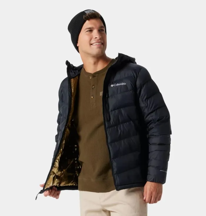 Labyrinth Loop Insulated Hooded Jacket Black Mens Columbia Sportswear Insulated and Down Labyrinth Loop Insulated Hooded Jacket Black Mens Columbia Sportswear Insulated and Down
