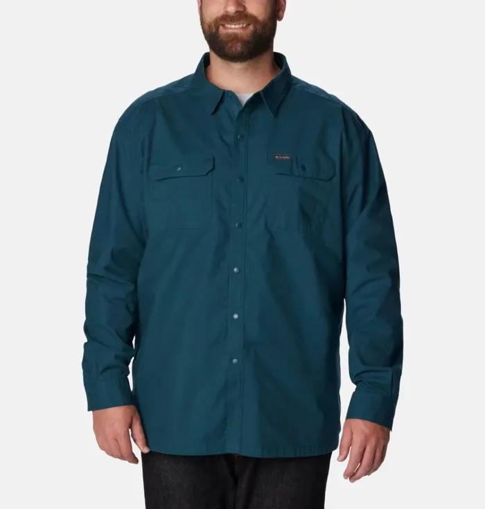 Landroamer Lined Shirt 8211 Big Night Wave Mens Columbia Sportswear Long Sleeve