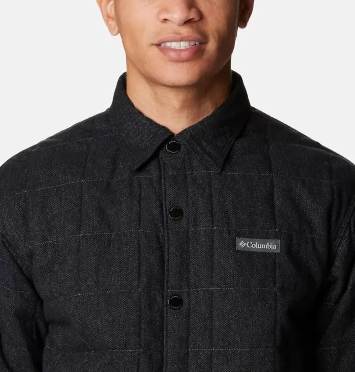 Landroamer Quilted Shirt Jacket 8211 Tall Black Mens Columbia Sportswear Long Sleeve Landroamer Quilted Shirt Jacket 8211 Tall Black Mens Columbia Sportswear Long Sleeve