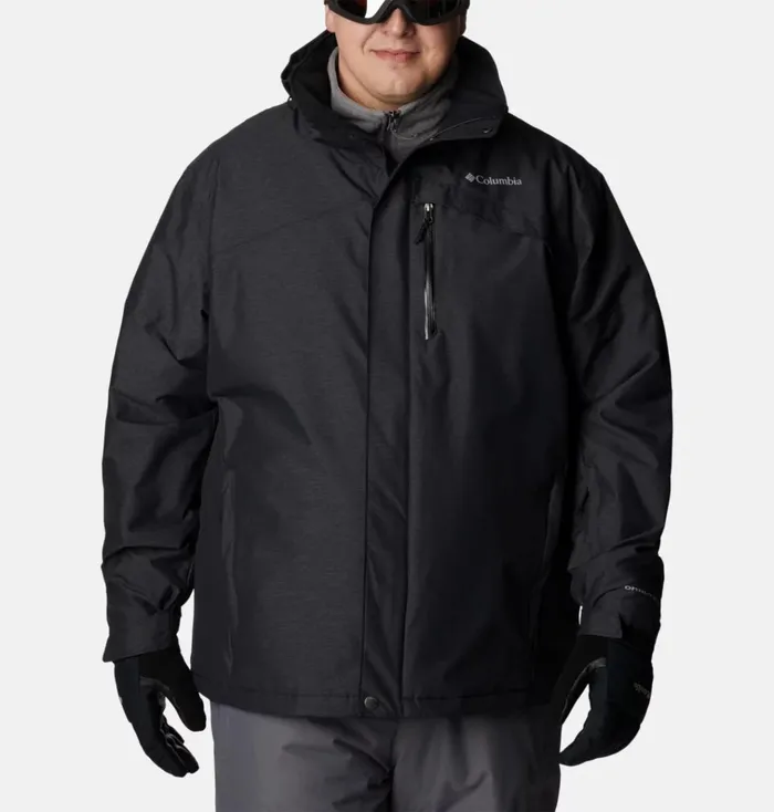 Last Tracks Insulated Ski Jacket 8211 Big Black Melange Mens Columbia Sportswear Insulated and Down Last Tracks Insulated Ski Jacket 8211 Big Black Melange Mens Columbia Sportswear Insulated and Down
