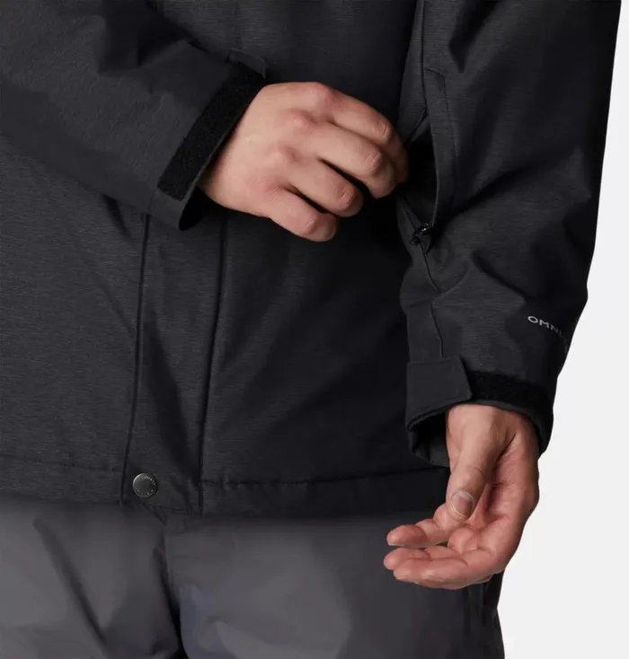 Last Tracks Insulated Ski Jacket 8211 Big Black Melange Mens Columbia Sportswear Insulated and Down Last Tracks Insulated Ski Jacket 8211 Big Black Melange Mens Columbia Sportswear Insulated and Down