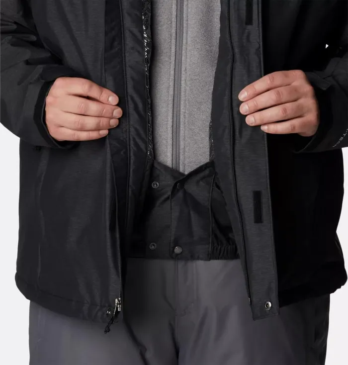 Last Tracks Insulated Ski Jacket 8211 Big Black Melange Mens Columbia Sportswear Insulated and Down Last Tracks Insulated Ski Jacket 8211 Big Black Melange Mens Columbia Sportswear Insulated and Down