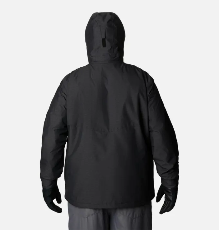 Last Tracks Insulated Ski Jacket 8211 Big Black Melange Mens Columbia Sportswear Insulated and Down Last Tracks Insulated Ski Jacket 8211 Big Black Melange Mens Columbia Sportswear Insulated and Down