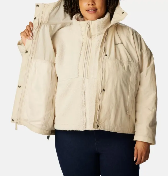 Laurelwoods II Interchange Jacket 8211 Plus Size Dark Stone Womens Columbia Sportswear 3in1 Interchange Laurelwoods II Interchange Jacket 8211 Plus Size Dark Stone Womens Columbia Sportswear 3in1 Interchange