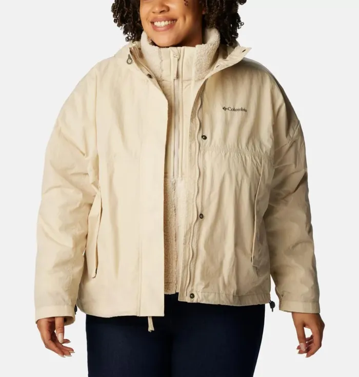 Laurelwoods II Interchange Jacket 8211 Plus Size Dark Stone Womens Columbia Sportswear 3in1 Interchange Laurelwoods II Interchange Jacket 8211 Plus Size Dark Stone Womens Columbia Sportswear 3in1 Interchange
