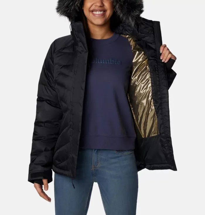 Lay D Down III Jacket Black Liquified Sheen Womens Columbia Sportswear Insulated and Down Lay D Down III Jacket Black Liquified Sheen Womens Columbia Sportswear Insulated and Down