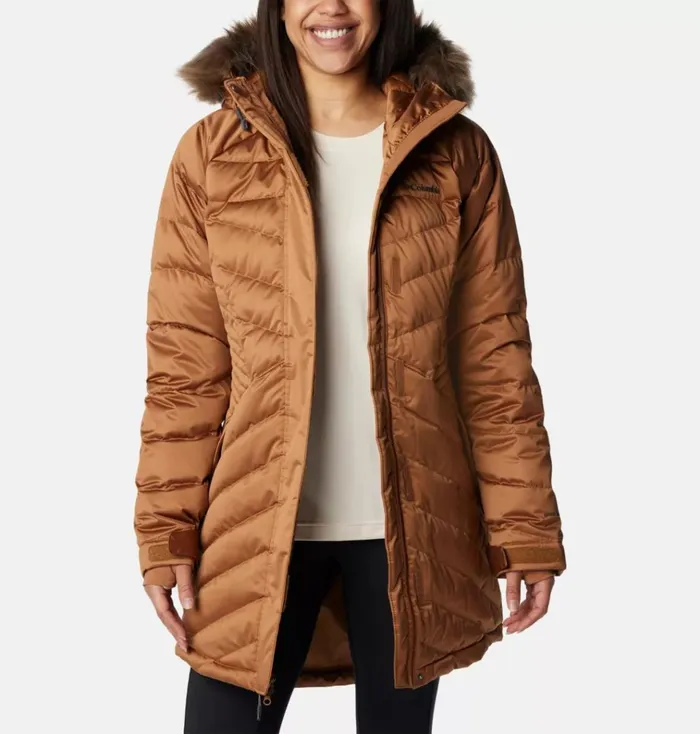 Lay D Down III Mid Jacket Camel Brown Satin Womens Columbia Sportswear Insulated and Down Lay D Down III Mid Jacket Camel Brown Satin Womens Columbia Sportswear Insulated and Down