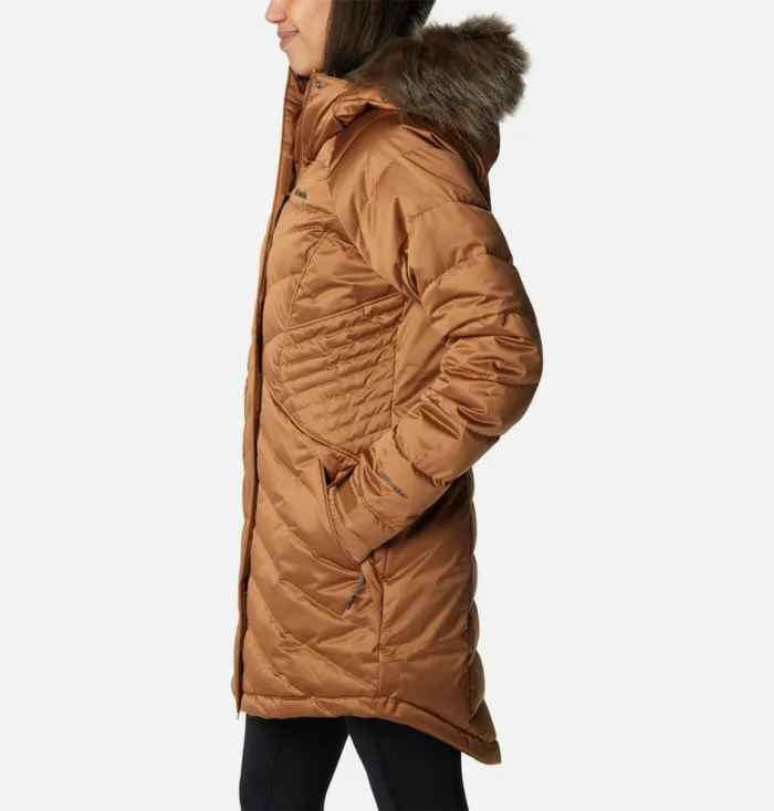 Lay D Down III Mid Jacket Camel Brown Satin Womens Columbia Sportswear Insulated and Down Lay D Down III Mid Jacket Camel Brown Satin Womens Columbia Sportswear Insulated and Down