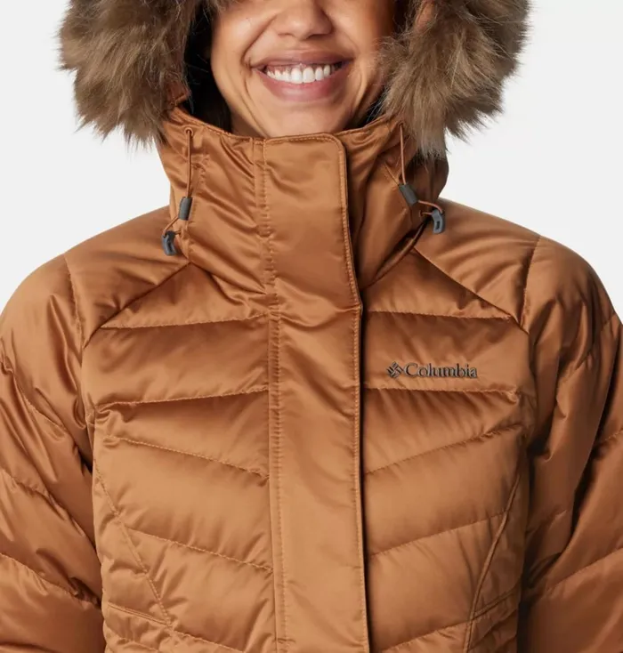 Lay D Down III Mid Jacket Camel Brown Satin Womens Columbia Sportswear Insulated and Down Lay D Down III Mid Jacket Camel Brown Satin Womens Columbia Sportswear Insulated and Down