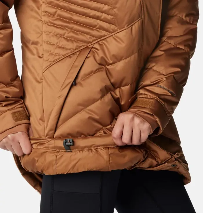 Lay D Down III Mid Jacket Camel Brown Satin Womens Columbia Sportswear Insulated and Down Lay D Down III Mid Jacket Camel Brown Satin Womens Columbia Sportswear Insulated and Down