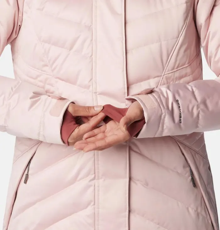 Lay D Down III Mid Jacket Dusty Pink Satin Womens Columbia Sportswear Insulated and Down Lay D Down III Mid Jacket Dusty Pink Satin Womens Columbia Sportswear Insulated and Down