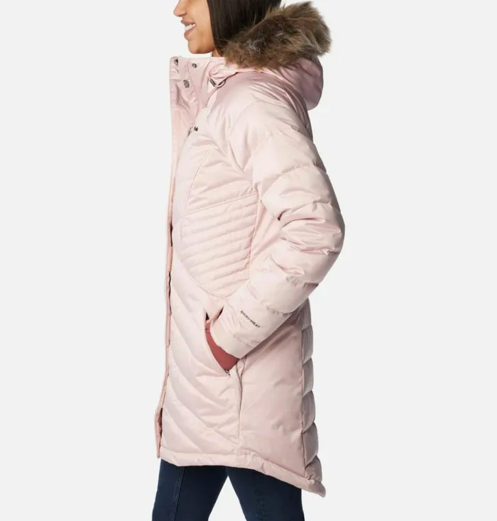 Lay D Down III Mid Jacket Dusty Pink Satin Womens Columbia Sportswear Insulated and Down Lay D Down III Mid Jacket Dusty Pink Satin Womens Columbia Sportswear Insulated and Down