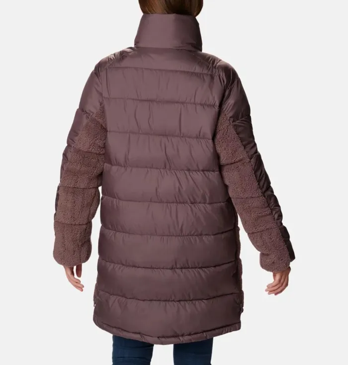 Leadbetter Point Long Jacket Basalt Womens Columbia Sportswear Insulated and Down