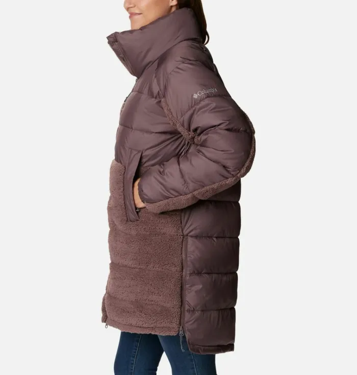 Leadbetter Point Long Jacket Basalt Womens Columbia Sportswear Insulated and Down