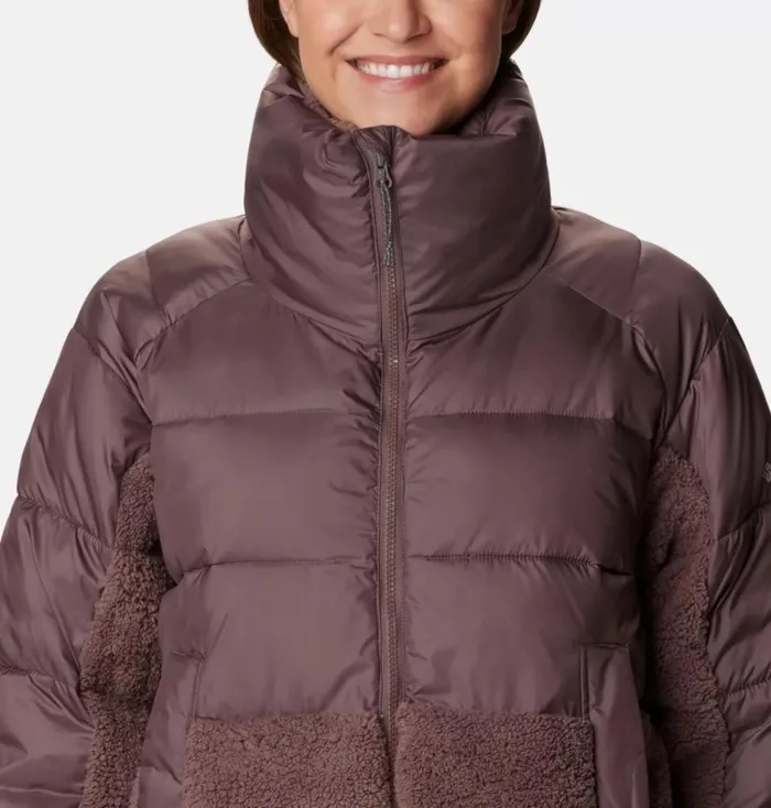 Leadbetter Point Long Jacket Basalt Womens Columbia Sportswear Insulated and Down