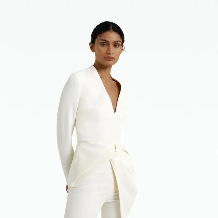 Leticia Ivory Top Women Safiyaa Tops