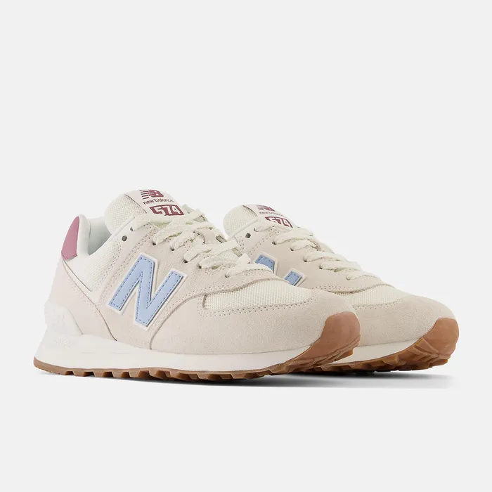 Lifestyle Women Newbalance 574 Sea Salt With Blue Haze And Washed Burgundy Lifestyle Women Newbalance 574 Sea Salt With Blue Haze And Washed Burgundy