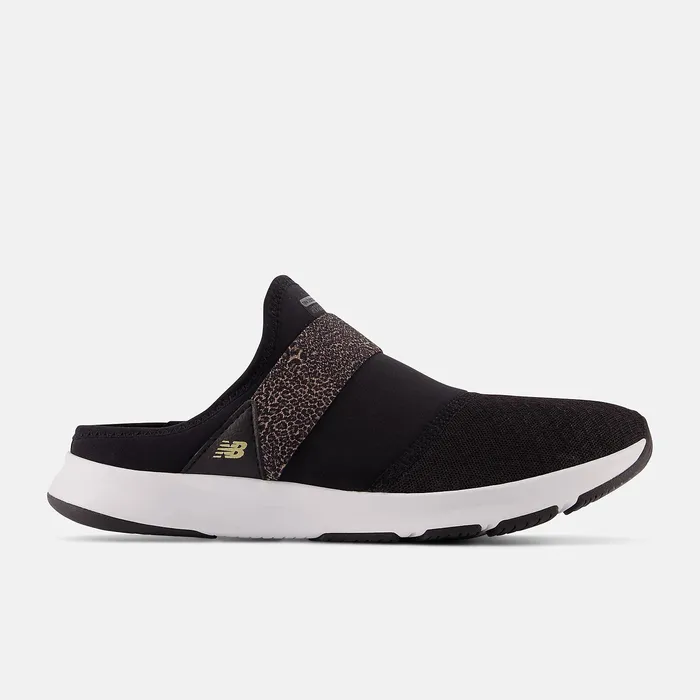 Lifestyle Women Newbalance DynaSoft Nergize Mule V3 Black With Bison And Nb White