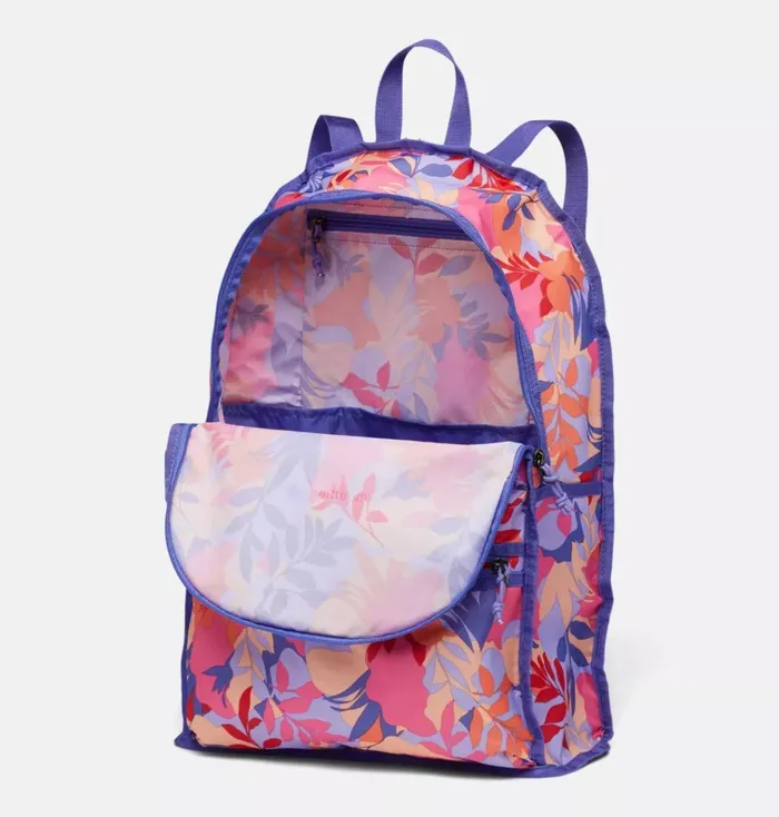 Lightweight Packable II 21L Backpack Wild Geranium Floriated Kids Columbia Sportswear Backpacks Lightweight Packable II 21L Backpack Wild Geranium Floriated Kids Columbia Sportswear Backpacks