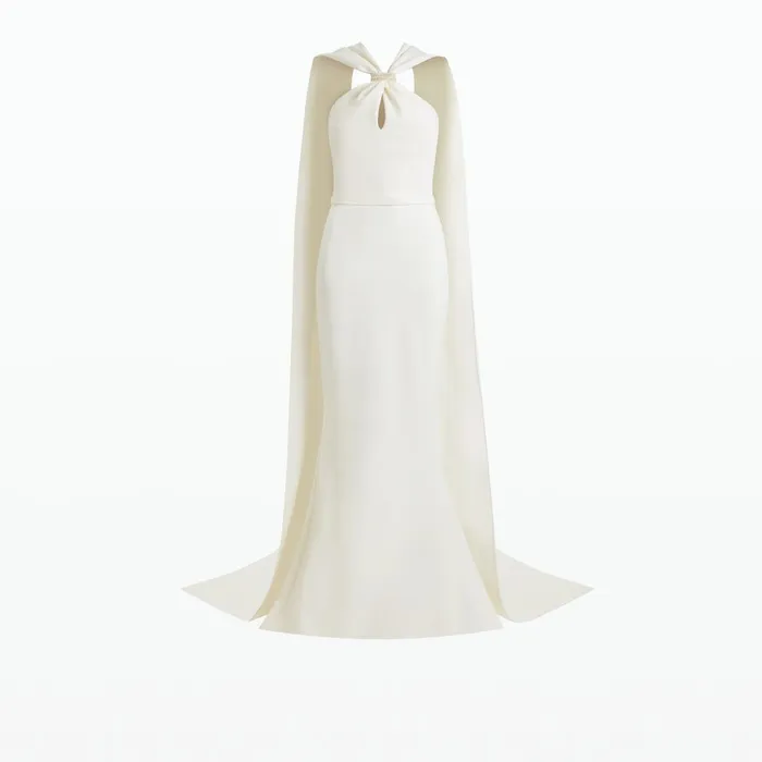 Lilien Ivory Long Dress Women Safiyaa Dresses