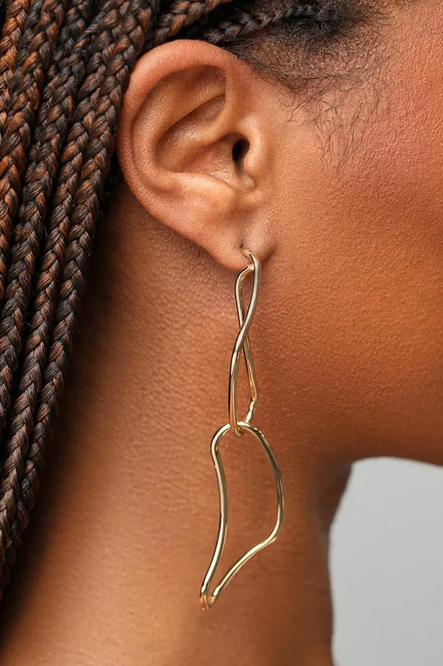 Lilly039s Kloset Drawn To You Gold Earrings Women Jewelry