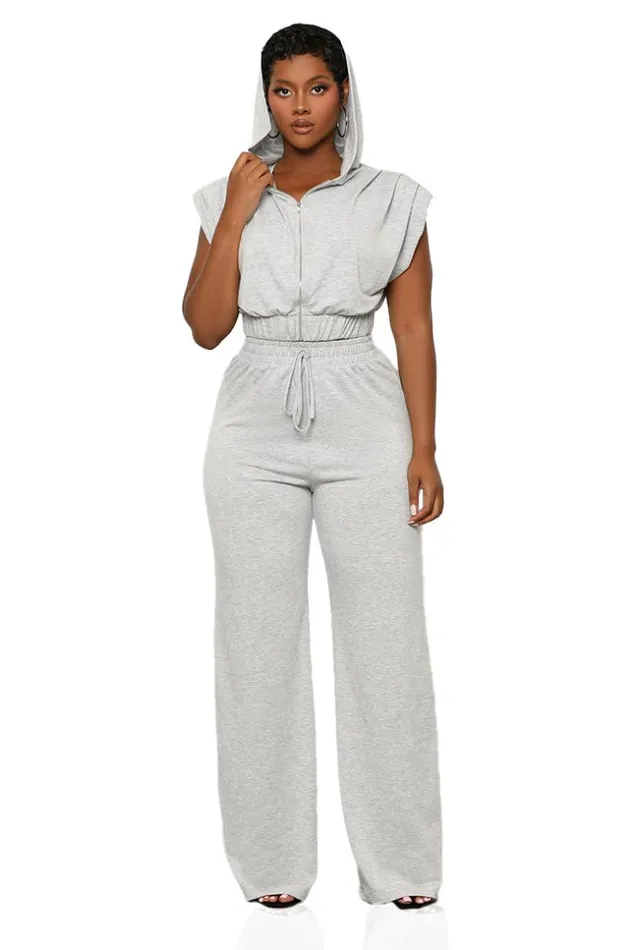Lilly039s Kloset Running Errands Pants Set GreyFINAL SALE Women Sets