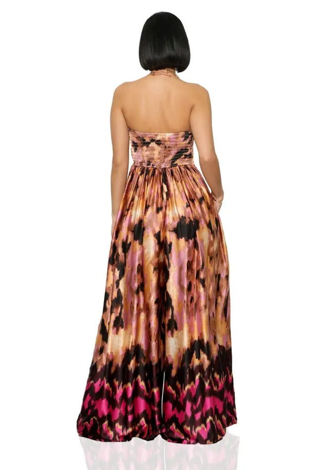 Lilly039s Kloset She Flows Wide Leg Jumpsuit MauveFINAL SALE Women Jumpsuits and Rompers