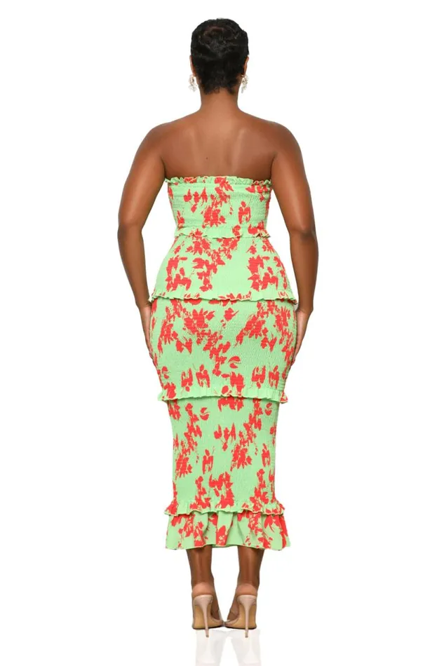 Lilly039s Kloset Watermelon Lime Dress Women Dresses