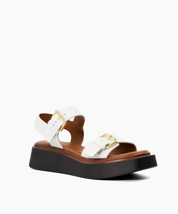 Loells White Casual Flatform Sandals Dune London White Women Dune London Flat Sandals Loells White Casual Flatform Sandals Dune London White Women Dune London Flat Sandals
