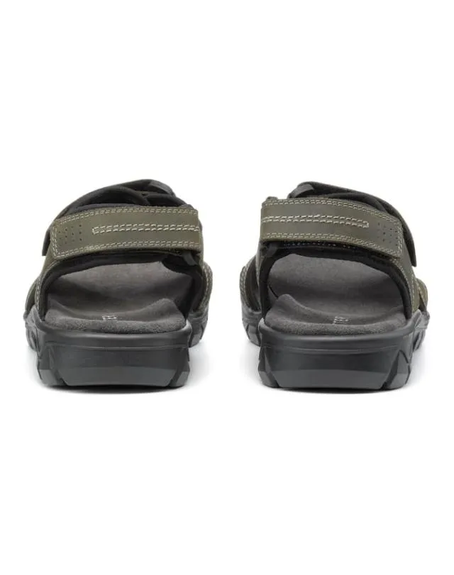 Lorenzo Sandals Khaki Men Hotter Touch Fasten Lorenzo Sandals Khaki Men Hotter Touch Fasten