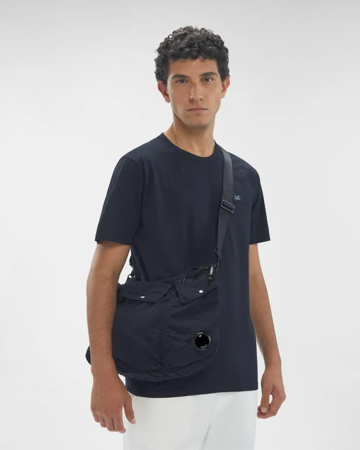 Man CP Company Backpacks and Waistbag Nylon B Utility Pack Total Eclipse 8211 Blue
