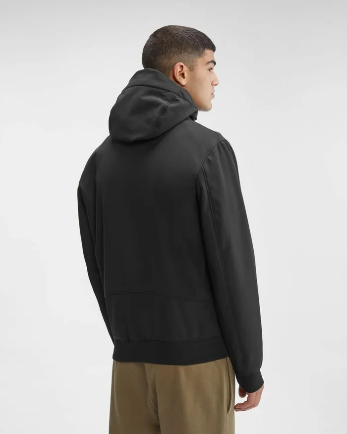 Man CP Company Jacket and Coats CP ShellR Hooded Jacket Black