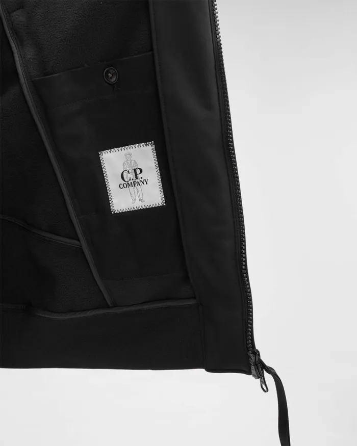 Man CP Company Jacket and Coats CP ShellR Hooded Jacket Black