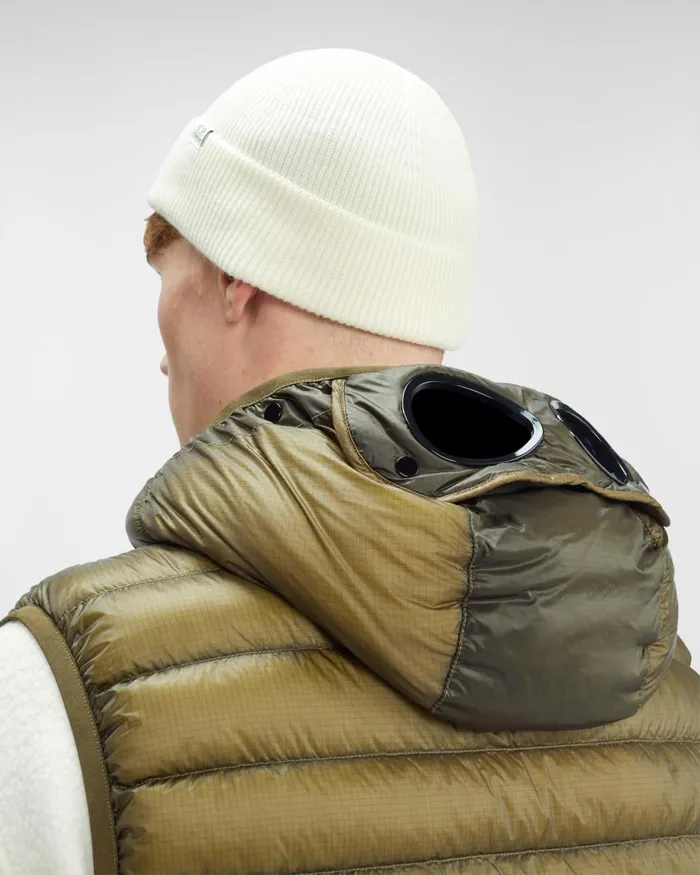 Man CP Company Jacket and Coats DD Shell Goggle Down Vest Butternut 8211 Brown