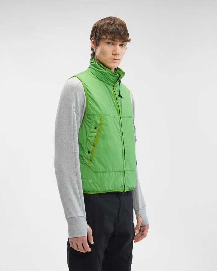 Man CP Company Jacket and Coats GDP Vest Classic Green