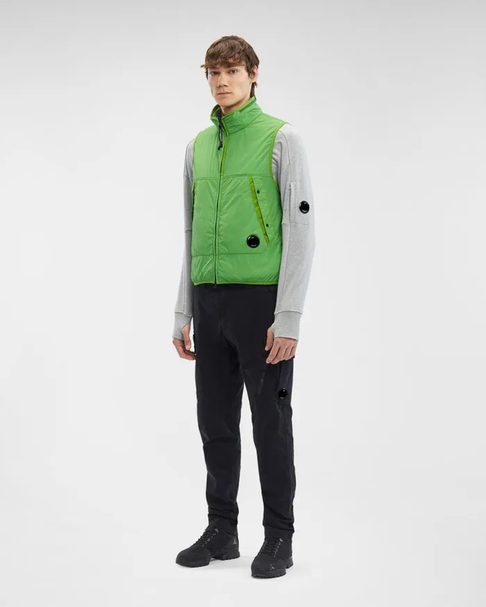 Man CP Company Jacket and Coats GDP Vest Classic Green