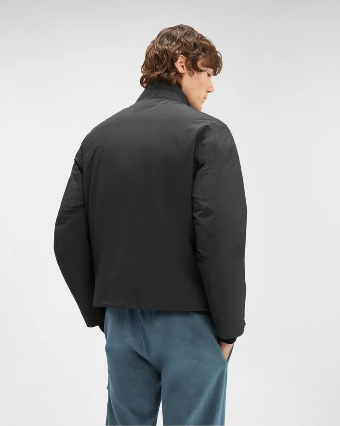 Man CP Company Jacket and Coats MicroM R Down Jacket Black