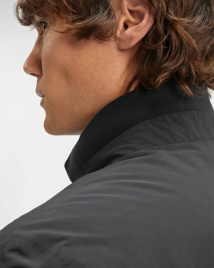 Man CP Company Jacket and Coats MicroM R Down Jacket Black