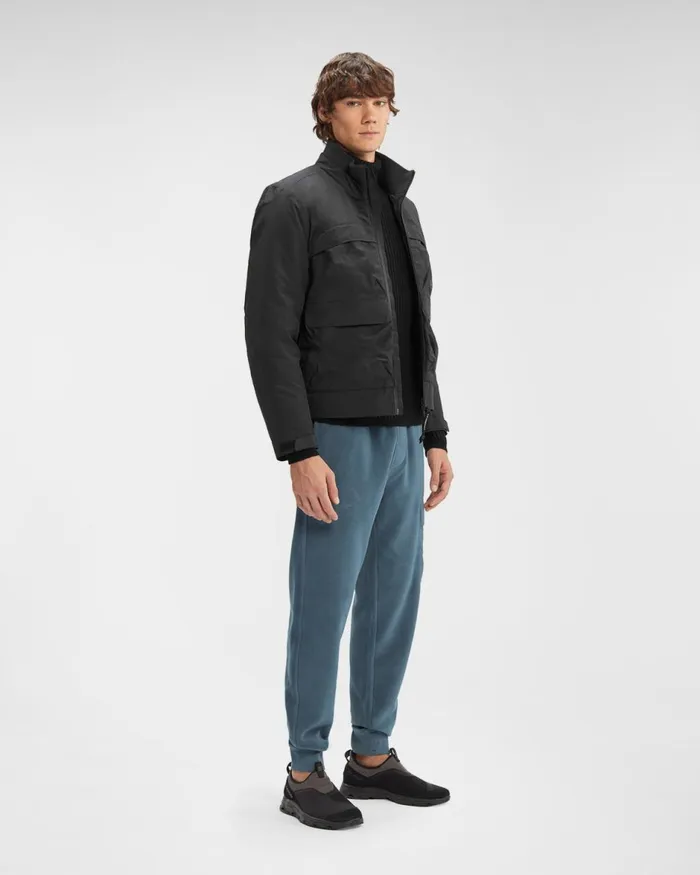Man CP Company Jacket and Coats MicroM R Down Jacket Black