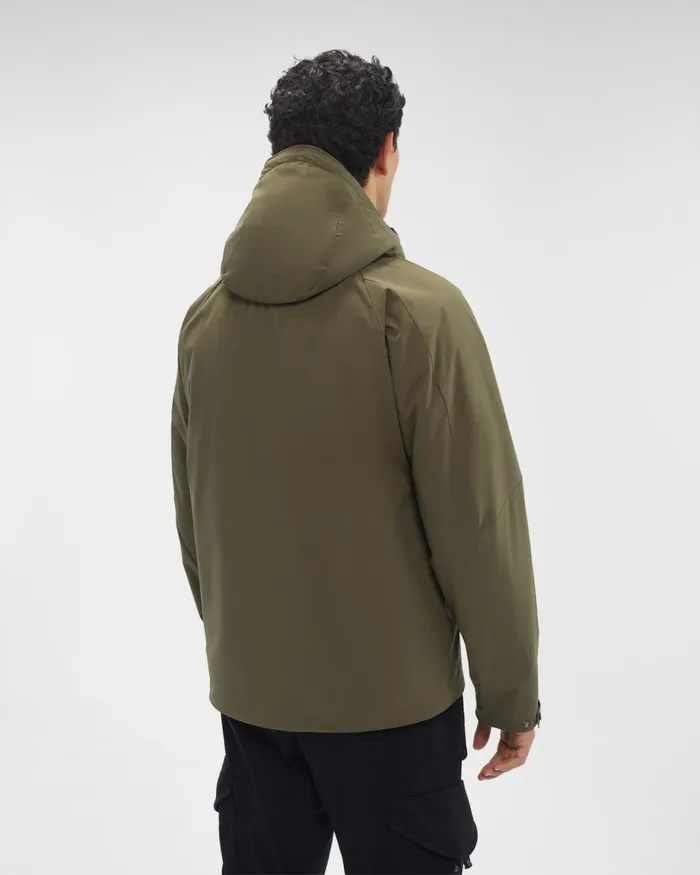 Man CP Company Jacket and Coats ProTek Hooded Jacket Ivy Green